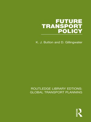 cover image of Future Transport Policy